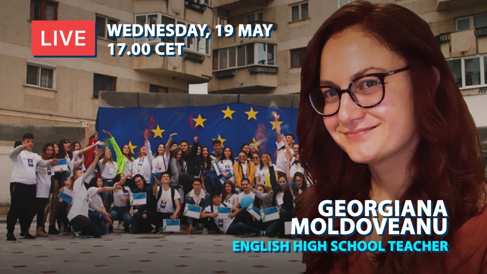 ‘Volunteer of the Month’ Facebook Live with Georgiana Moldoveanu